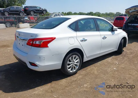 2018 Nissan Sentra Sv z USA, uszkodzony, nr VIN 3N1AB7AP8JY204445